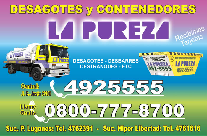 desagotes en cordoba la pureza